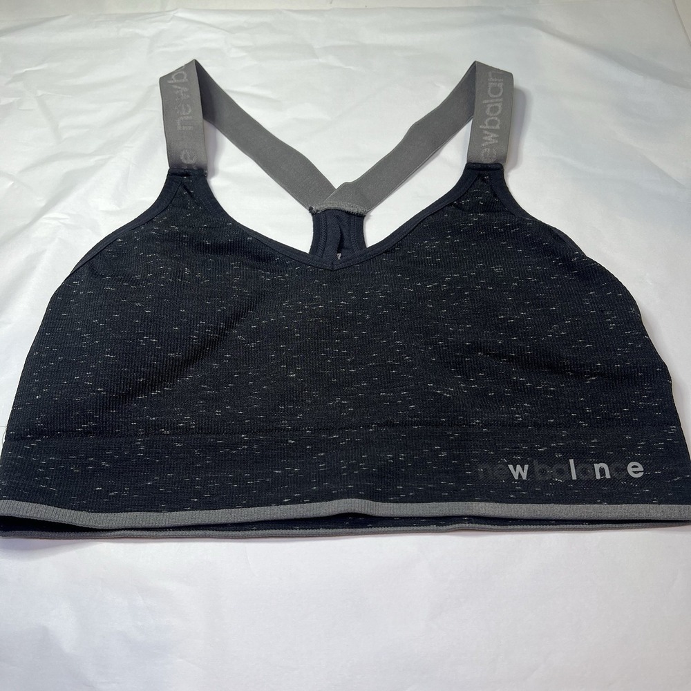 $95 New Balance Women's NB Workout Power Racerback Black Sports‎ Bra